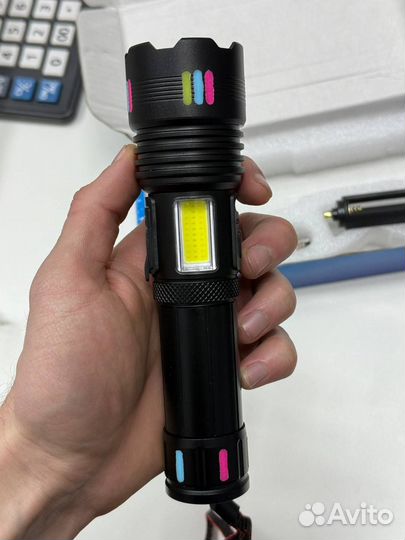 Фонарик светодиодный аккумуляторный