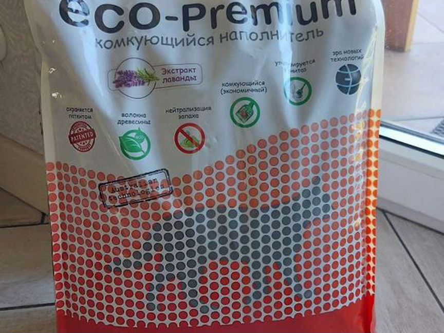 ECO-Premium наполнитель древесный комкующийся 20 л