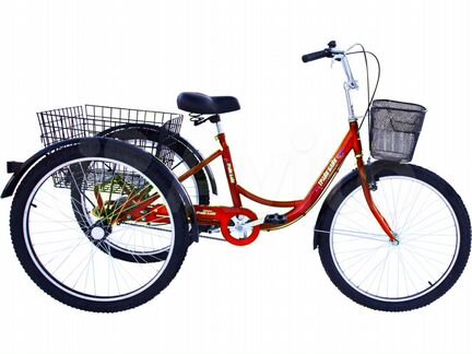 Трехколесный велосипед Санкт-Петербург. Красный