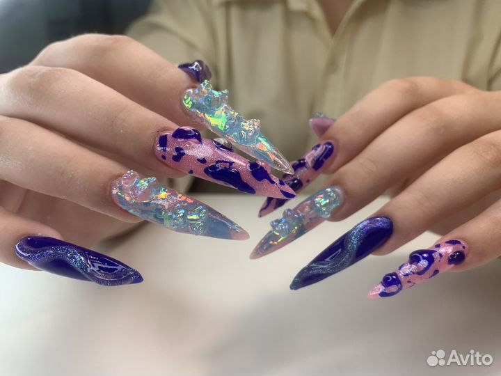 Наращивание ногтей, маникюр, smart педикюр