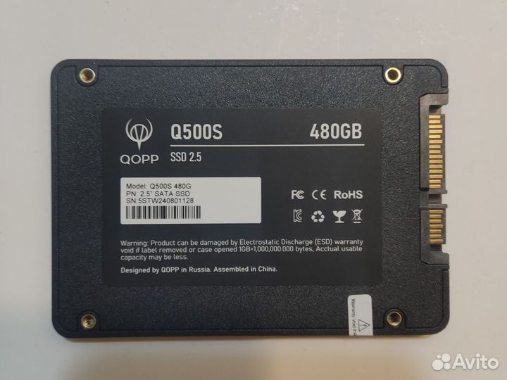 SSD 480 Gb Qopp Q500S