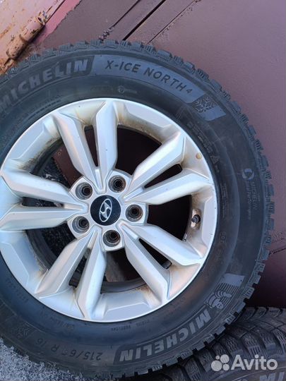 R16 Michelin X-Ice North 4 215/65, PCD 5x114.3 DIA 67.1