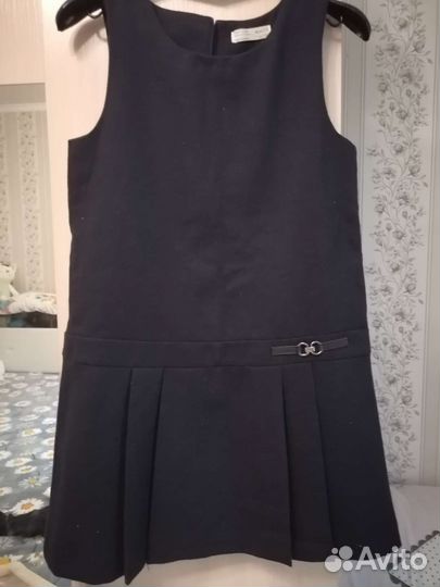 Форма для школы, для девочки, сарафан, юбка