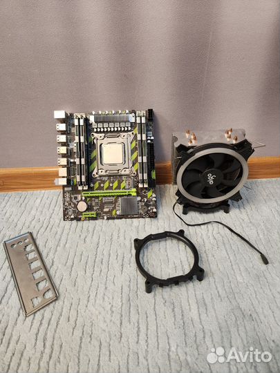 Материнская плата lga 2011 x79 с дефектами