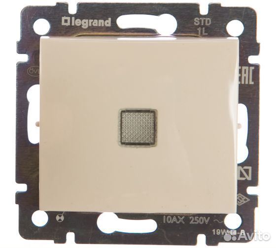 Выключатель legrand valena подсветка, 19886
