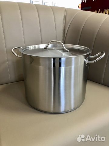 Кастрюля нержавейка 12л индукция