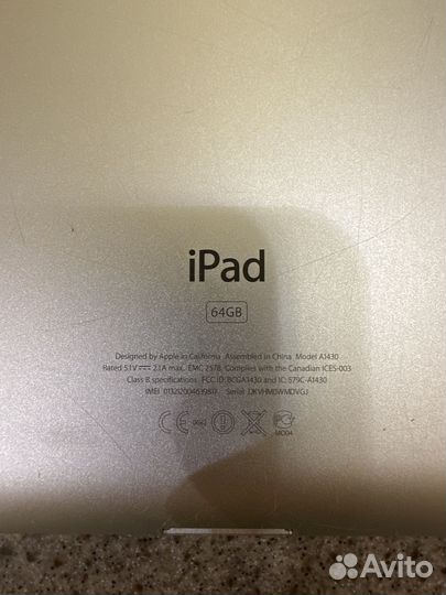 iPad 2 64gb silver + sim