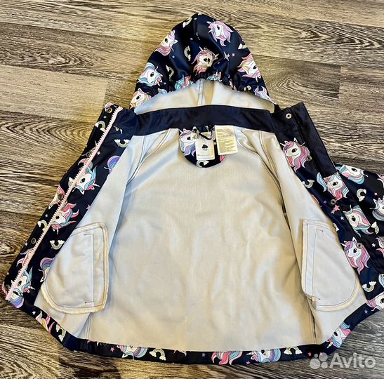 Ветровка-дождевик для девочки 92