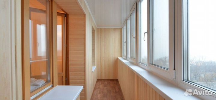 Комплексное остекление и отделка