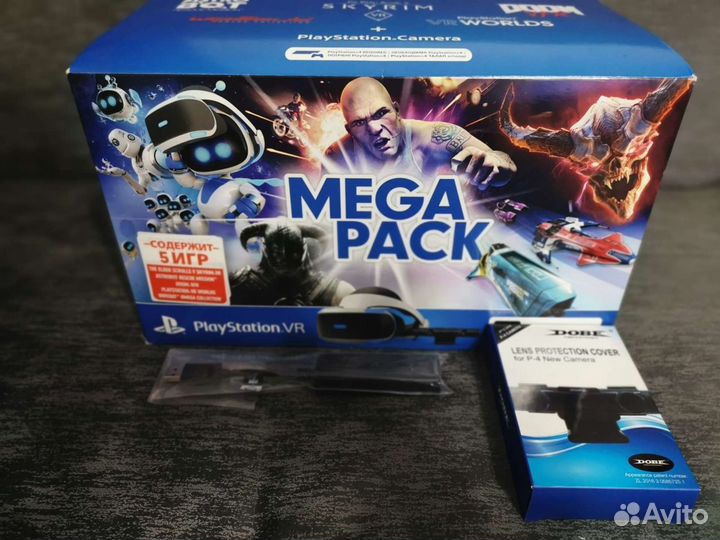 Шлем VR Sony PS4/PS4 Pro/PS5 (+Кам, +14игр, +Штрк)