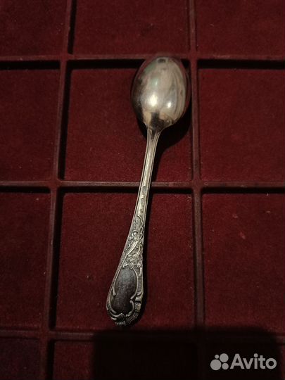 Чайная ложка серебро дубок