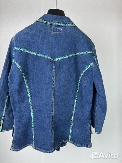 Джинсовый пиджак женский 46 Италия Angelo Marani