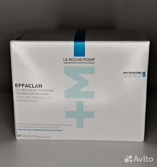 La Roche- posay Effaclar M + очищающий гель 4 шт