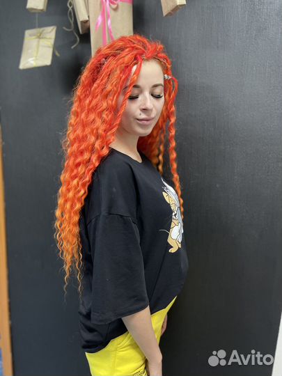 Плетение афрокосичек