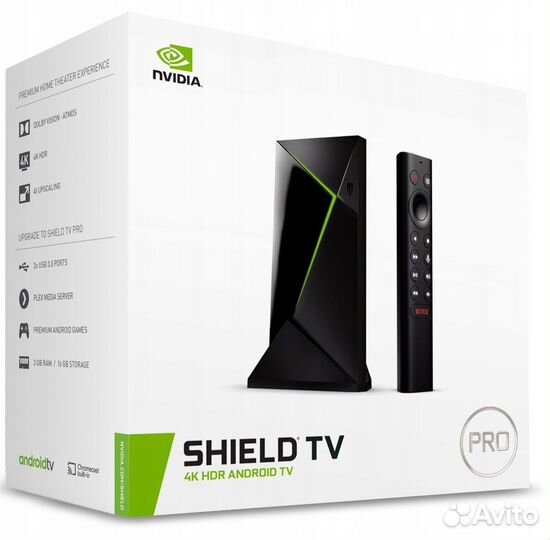 Nvidia Shield Android TV Pro, Европа, в пломбах