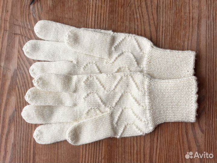 Варежки из собачьей шерсти