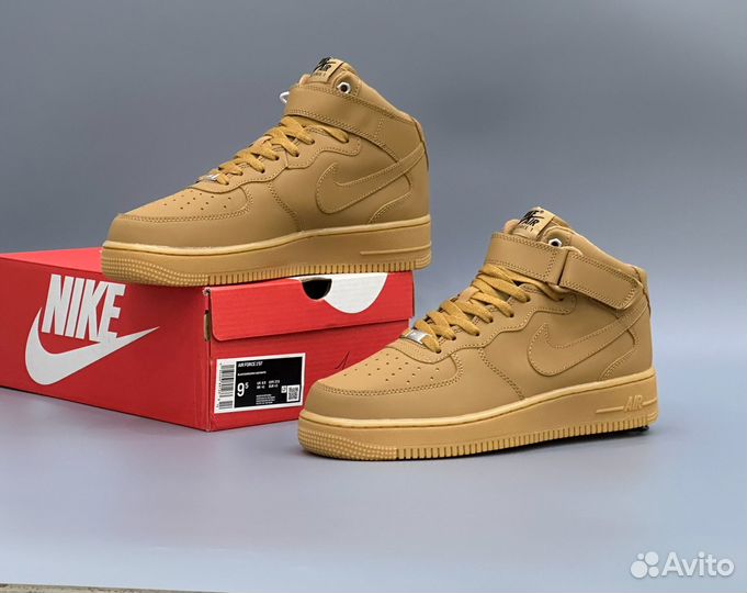 Nike Air Force зимние мужские кроссовки
