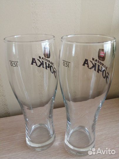 Набор из бокалов пивных 2 шт