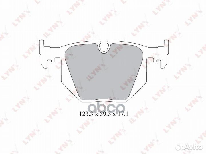 Колодки тормозные задние подходит для BMW 3 (E4