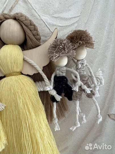 Макраме мама и дети