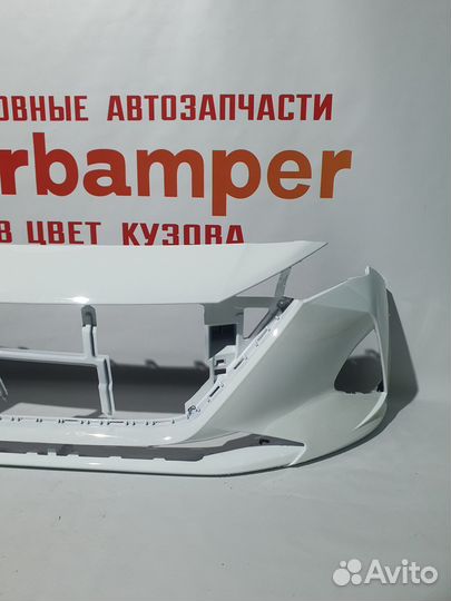 Передний бампер Solaris 2 Atlas White 2021г