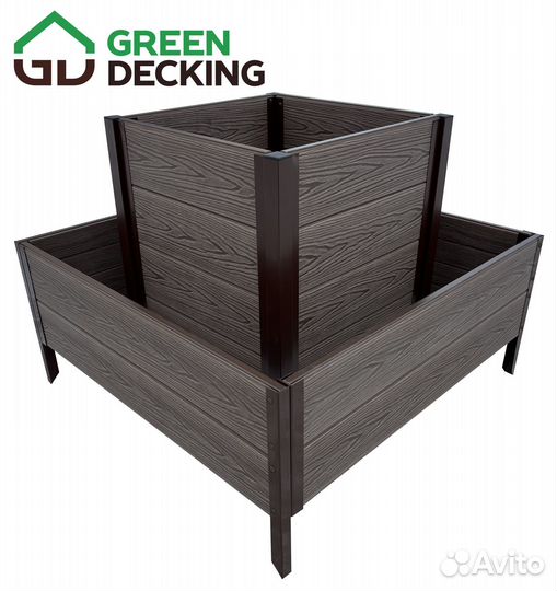 Клумба из дпк