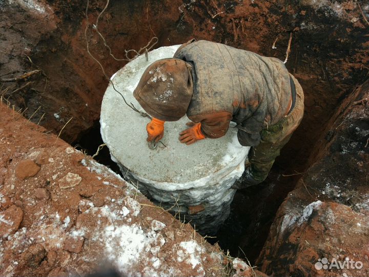 Шамбо под ключ. Копка вручную и техникой