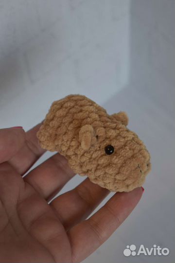 Капибара вязаная игрушка