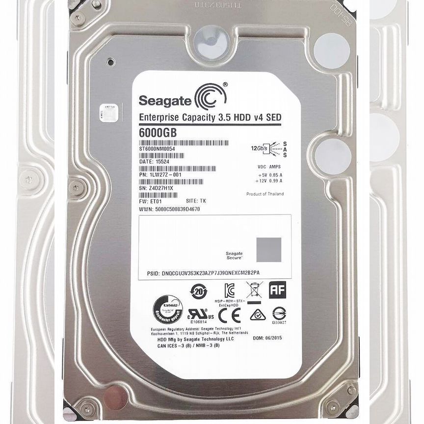 [ST6000NM0054] Жесткий Диск Seagate 6tb Sas 3,5 St6000nm0054