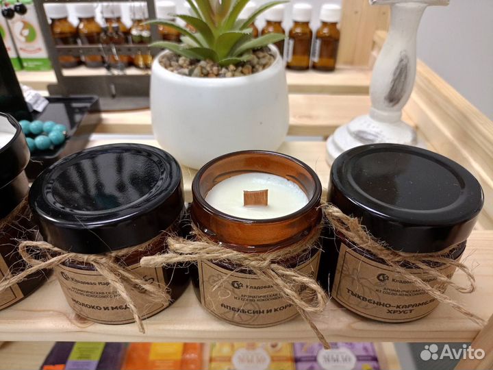 Осенние ароматические свечи