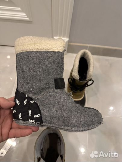 Продам детские сапожки sorel