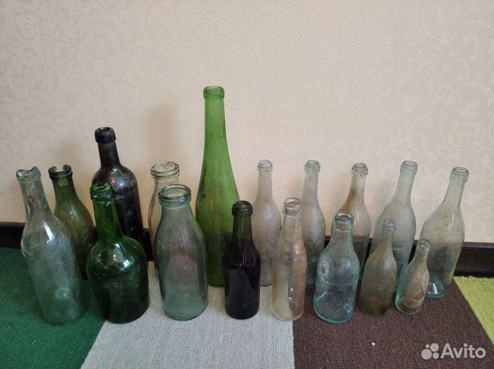 Старинные бутылки Царская Россия 19 век