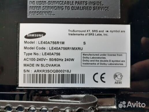 Ножка для телевизора Samsung LE40A756