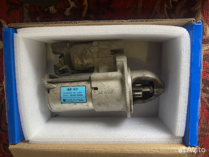 Стартер на Hyundai solaris