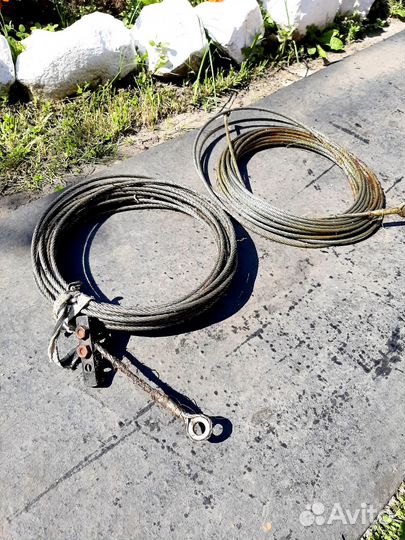 Трос стальной. 15 метров. Диаметр 10мм