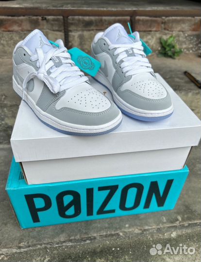 Nike Air Jordan 1 Low wolf Grey Оригинал