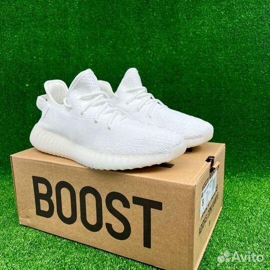 Мужские кроссовки Adidas Yezzy Boost 350 White