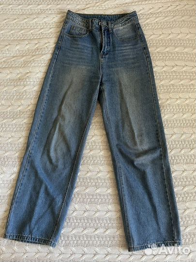 Джинсы широкие shein