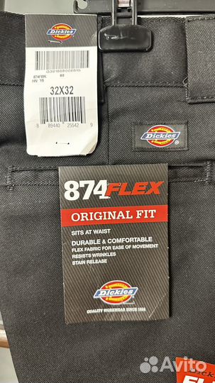 Брюки dickies 874 flex 32x32 оригинал
