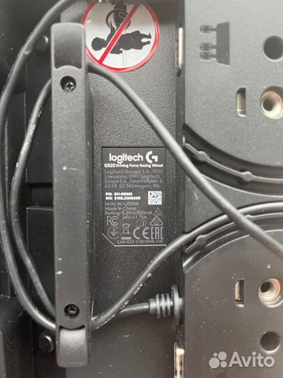 Logitech G920 Driving Force (руль и коробка, Xbox)