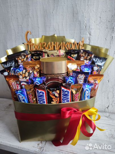 Съедобные букеты. Сладкий букет