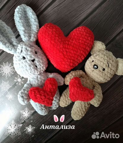 Мягкие игрушки/Вязаные/подарить на День рождения