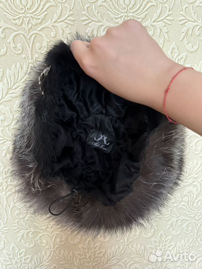 Шапка норка песец