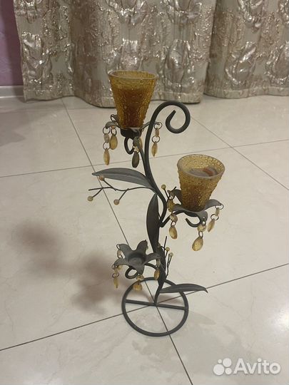 Подставка для свечей кованная