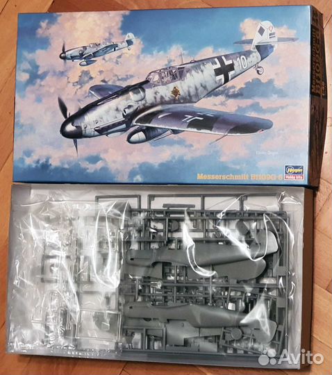 Модель самолета Hasegawa Messerschmitt Bf109G-6