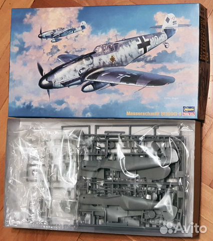 Модель самолета Hasegawa Messerschmitt Bf109G-6