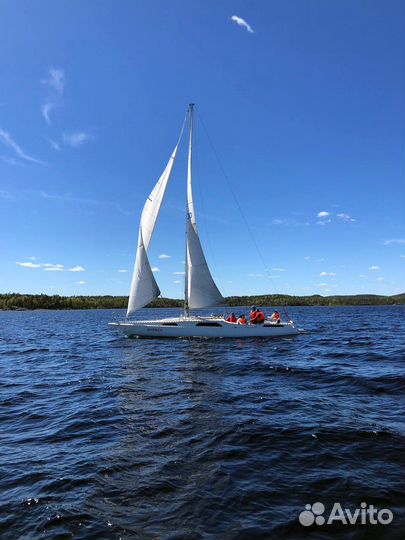 Прогулка на парусной яхте. Отдых на Белом море