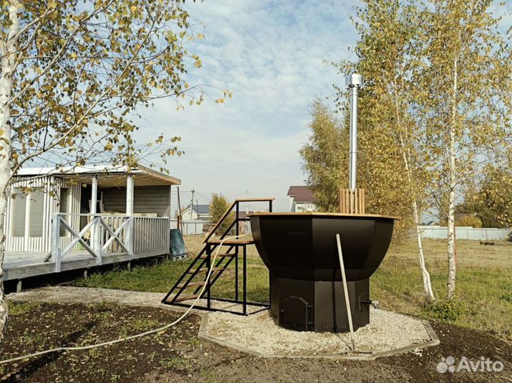 Банный чан 1700л с доставкой на участок