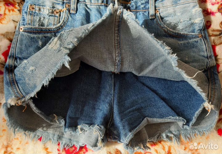 Юбка-шорты джинсовая