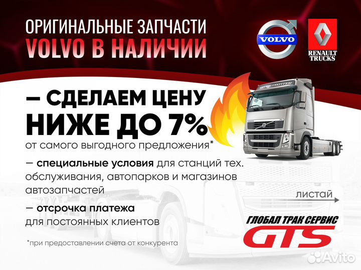 Правый воздушный дефлектор торпедо volvo